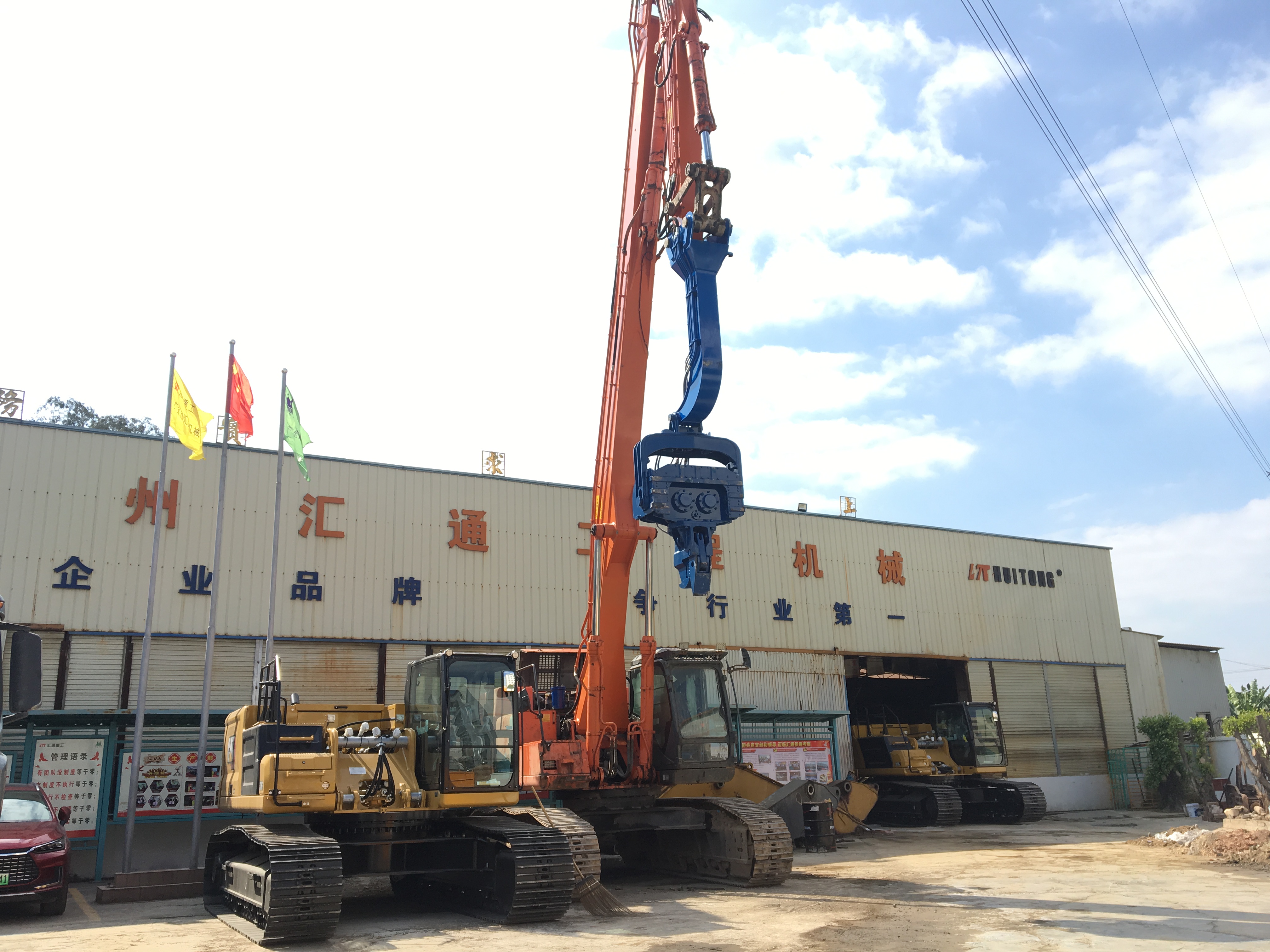 挖掘機(jī)打樁臂、打樁臂、挖掘機(jī)打樁臂廠家