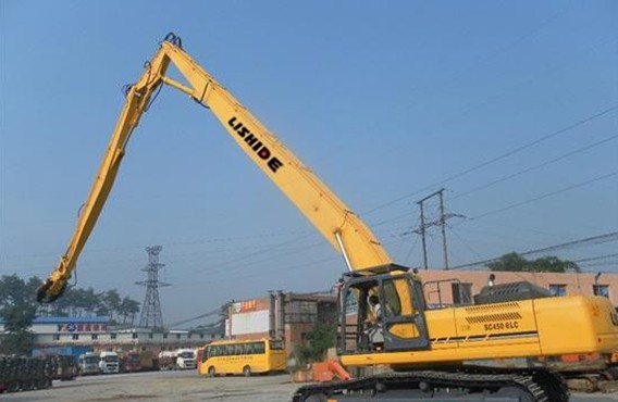 挖掘機拆樓臂、三段式加長臂、挖掘機拆樓臂廠家