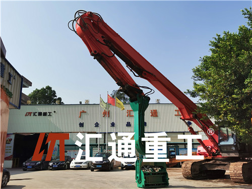 挖掘機(jī)打樁臂、打樁臂、打樁錘、挖掘機(jī)打樁臂廠家